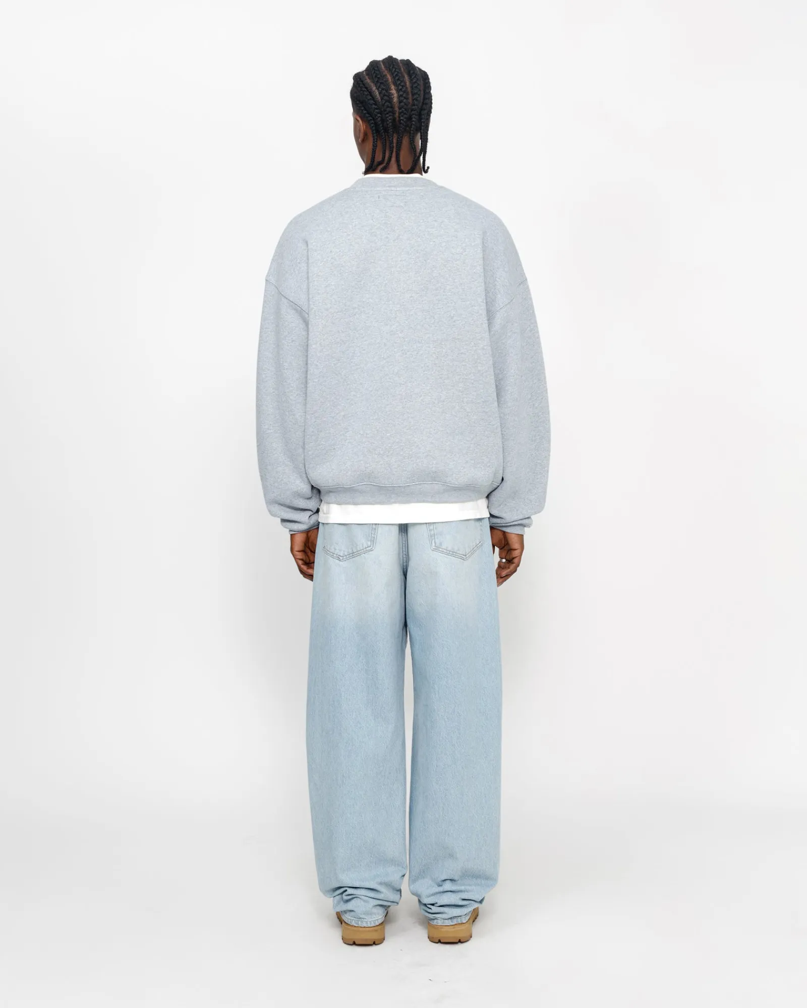 Crews>Stüssy STÜSSY ATHLETICS CREW Grey Heather