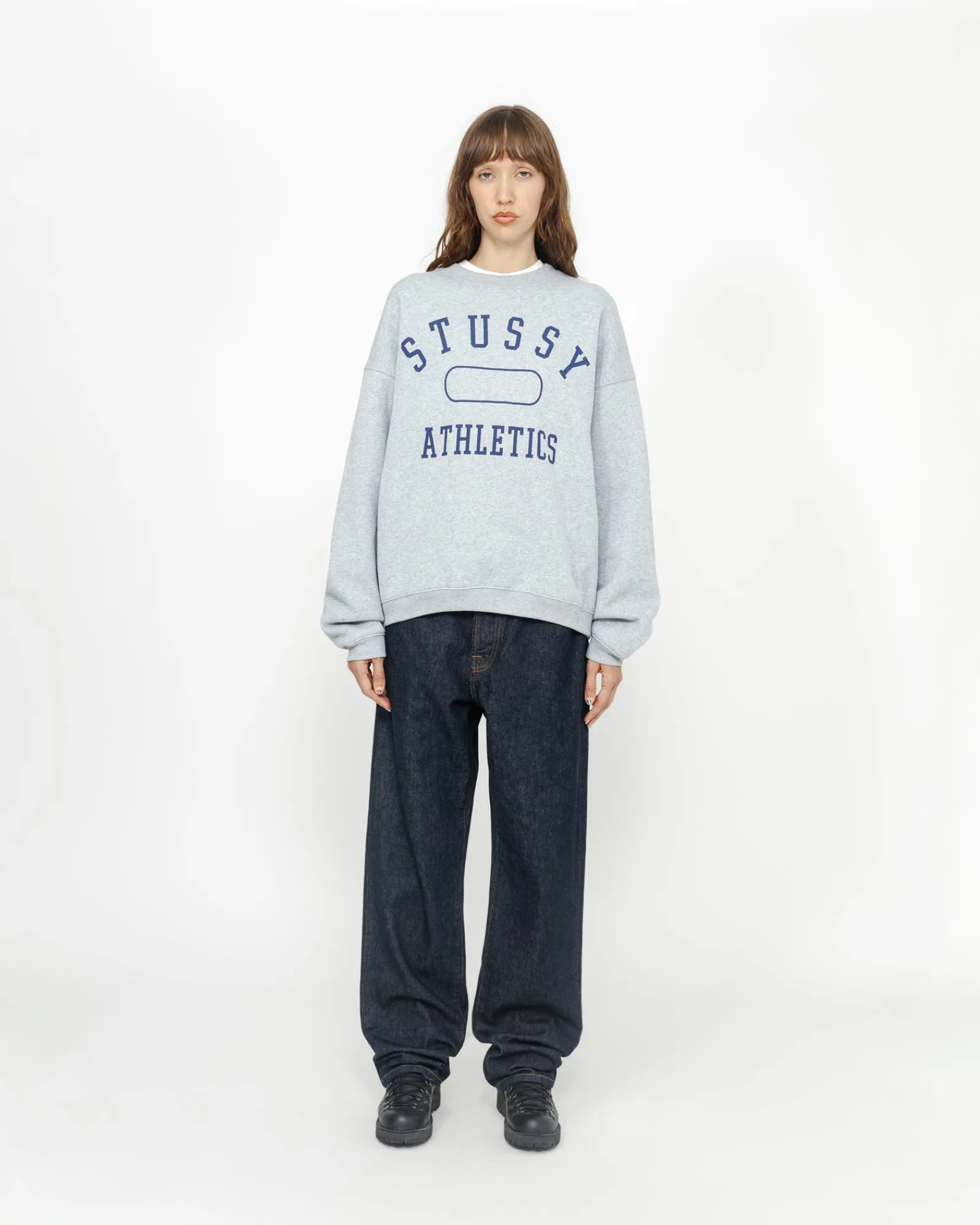 Crews>Stüssy STÜSSY ATHLETICS CREW Grey Heather