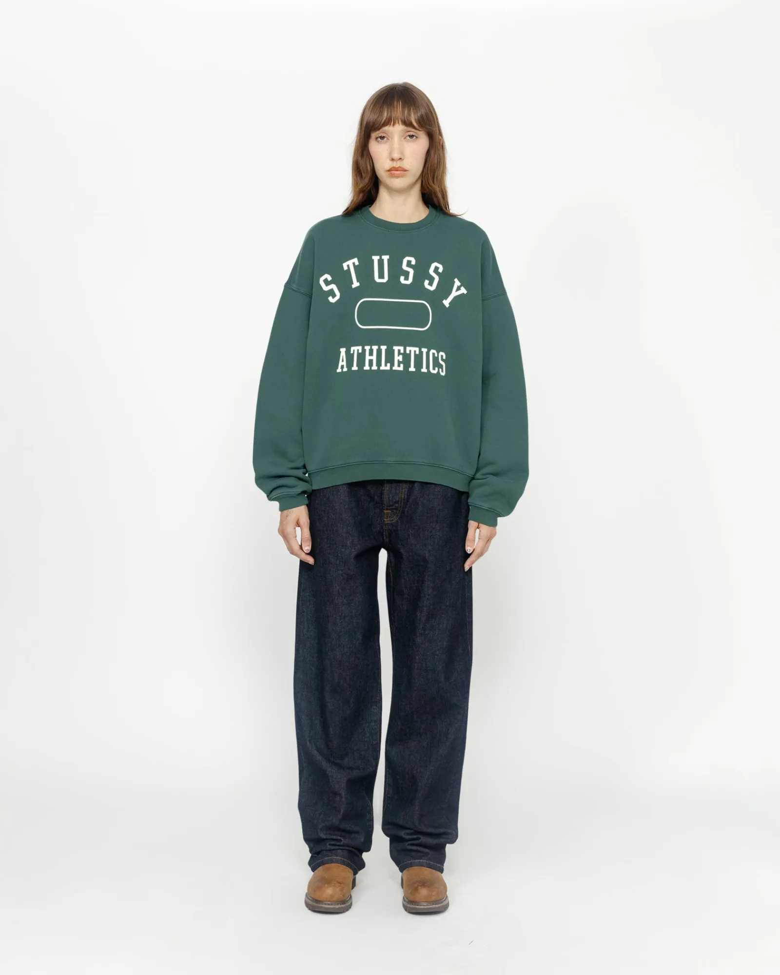 Crews>Stüssy STÜSSY ATHLETICS CREW Pine