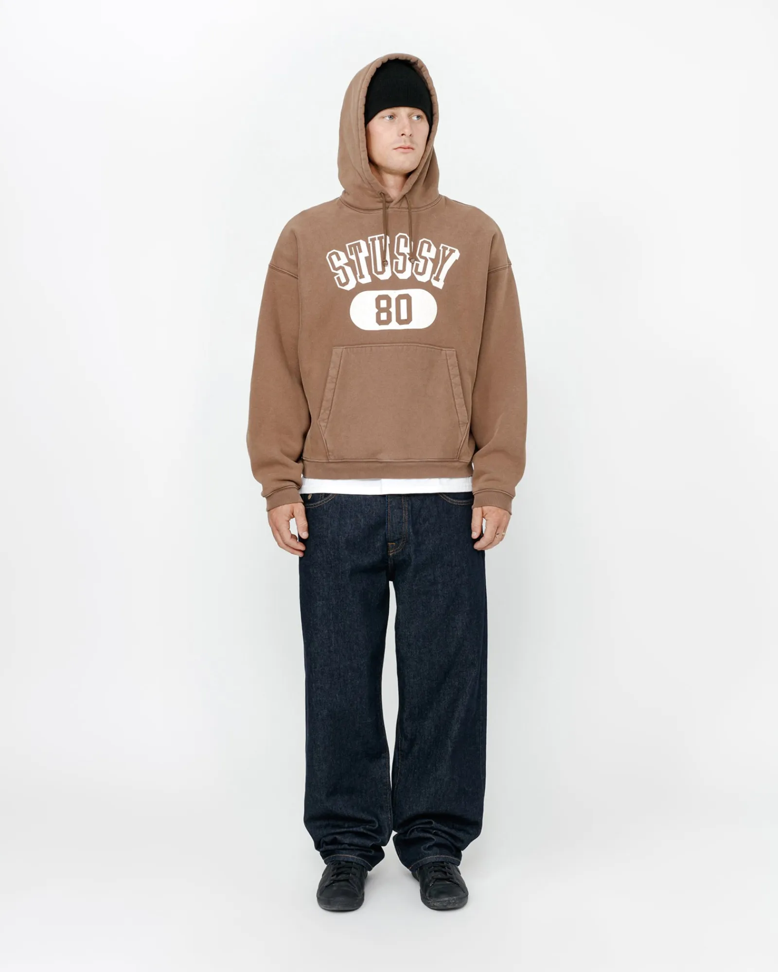 Hoodies>Stüssy STUSSY 80 RELAXED HOODIE Brown