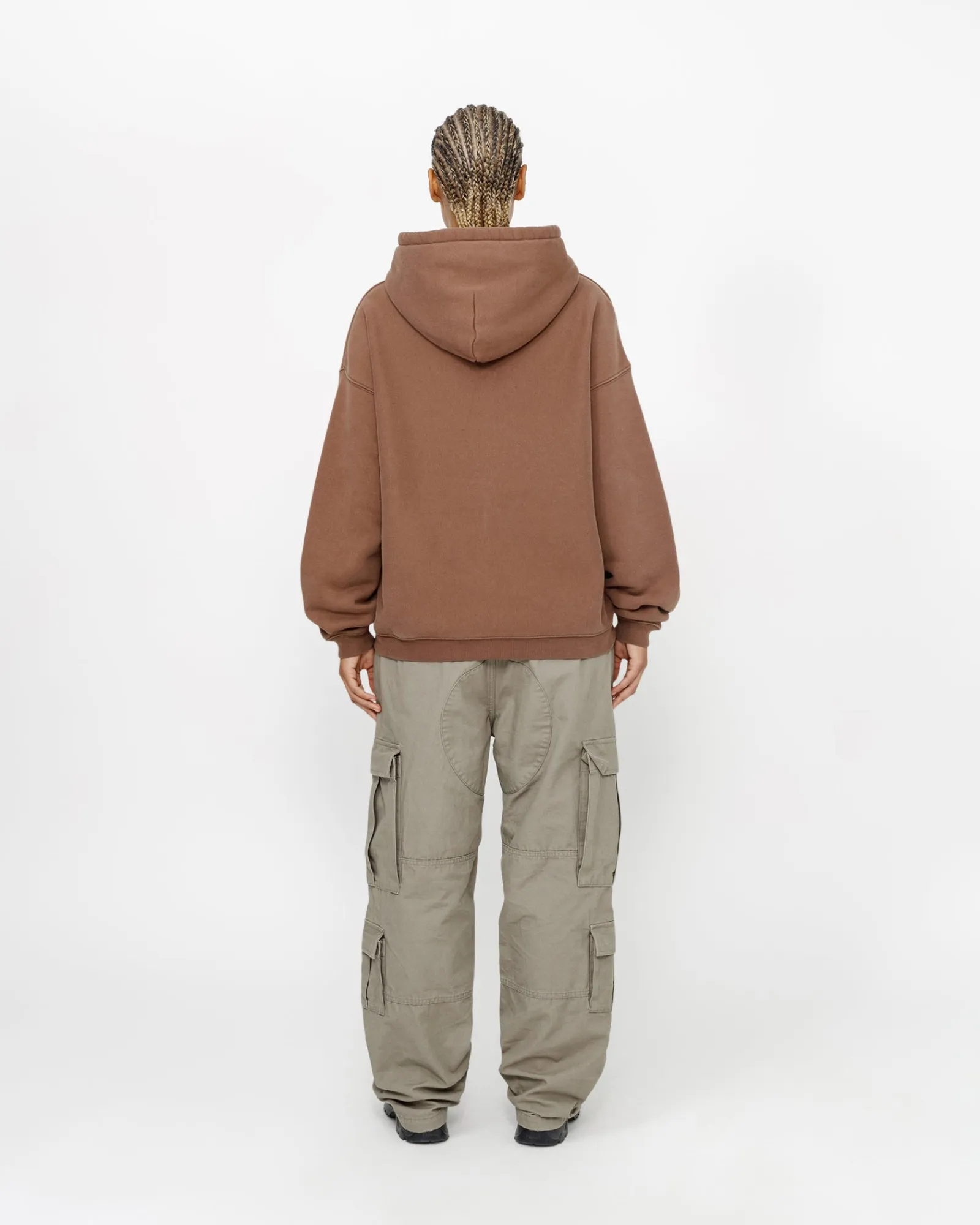 Hoodies>Stüssy STUSSY 80 RELAXED HOODIE Brown