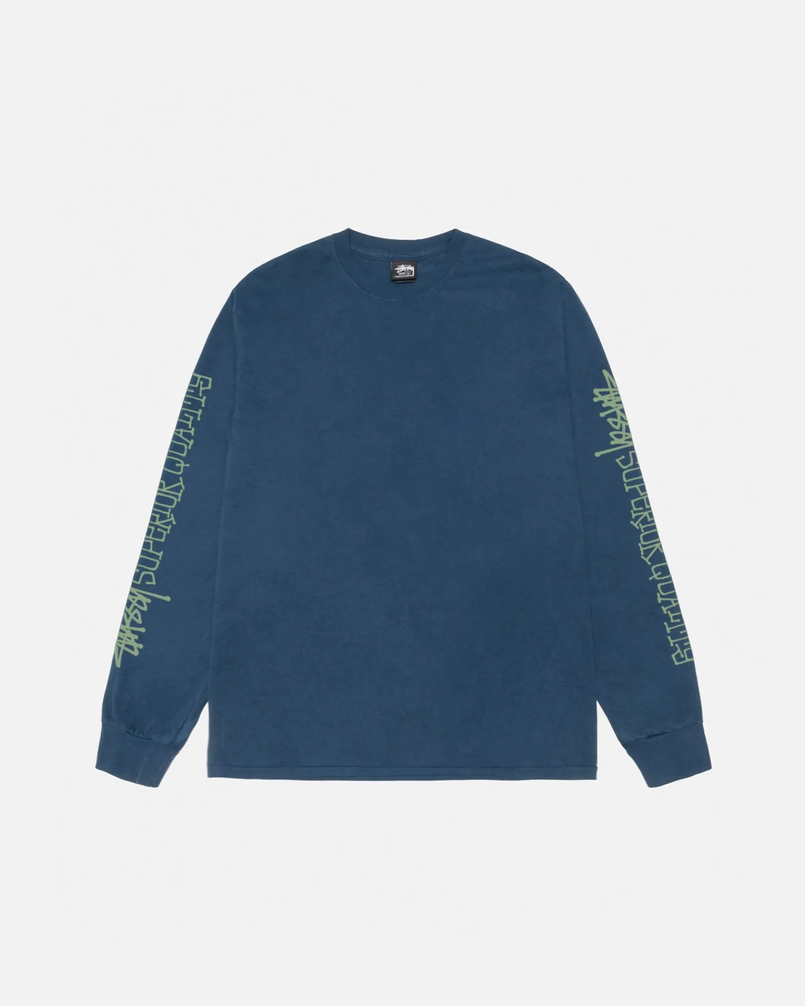 Tees>Stüssy SUPERIOR QUALITY LS TEE PIGMENT DYED Navy