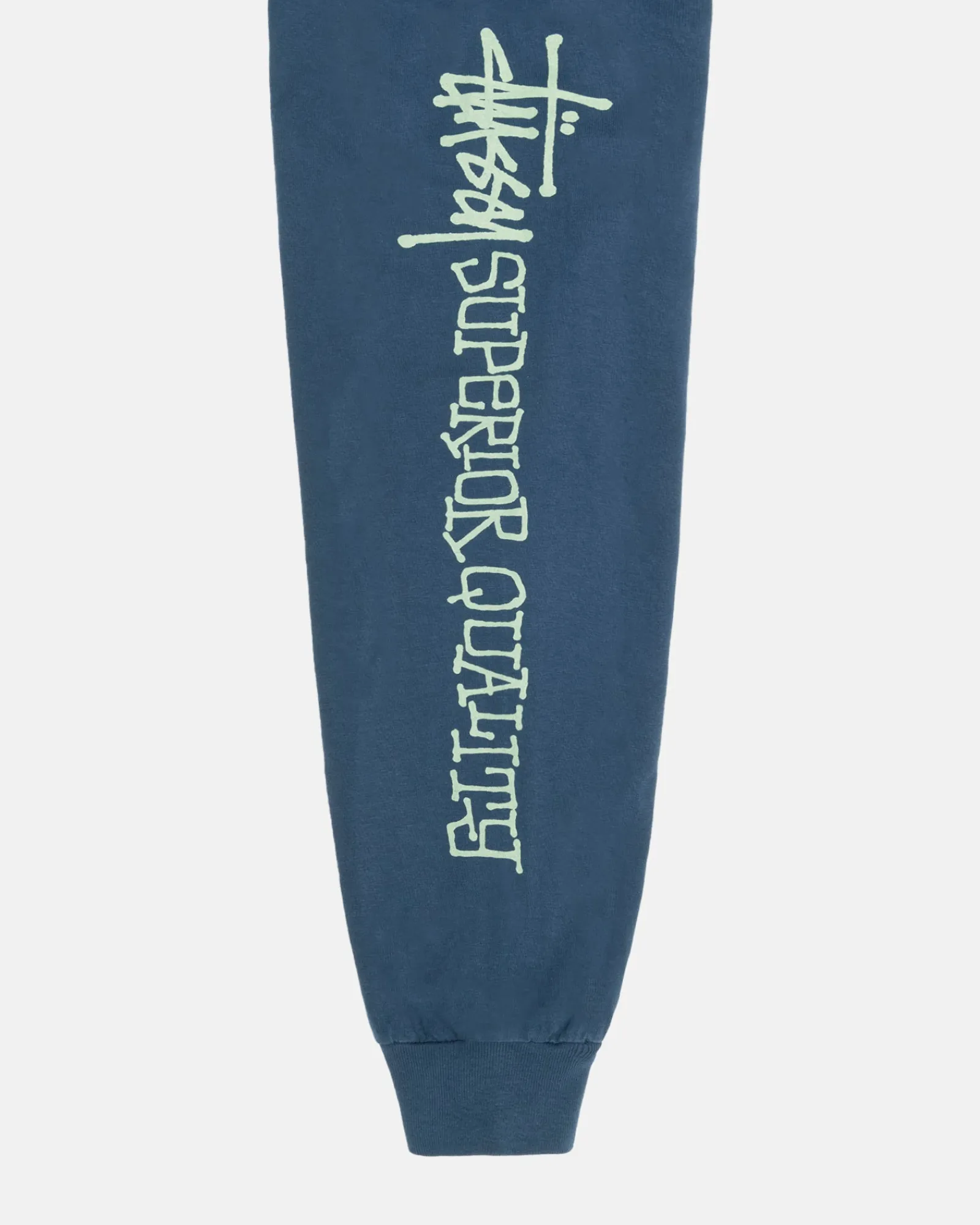 Tees>Stüssy SUPERIOR QUALITY LS TEE PIGMENT DYED Navy