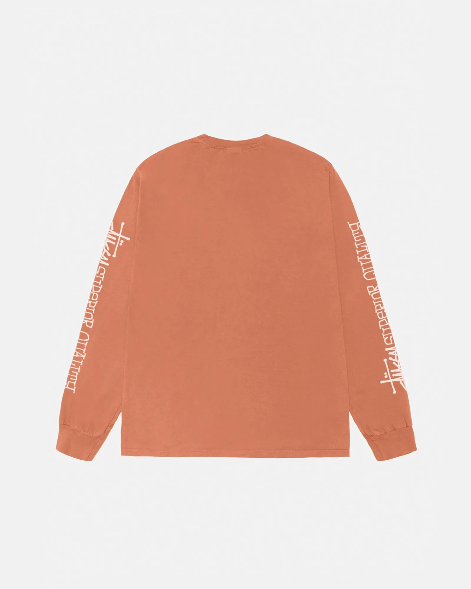 Tees>Stüssy SUPERIOR QUALITY LS TEE PIGMENT DYED Rust