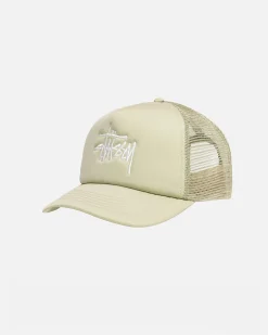 Headwear>Stüssy TRUCKER BIG BASIC SNAPBACK Sand