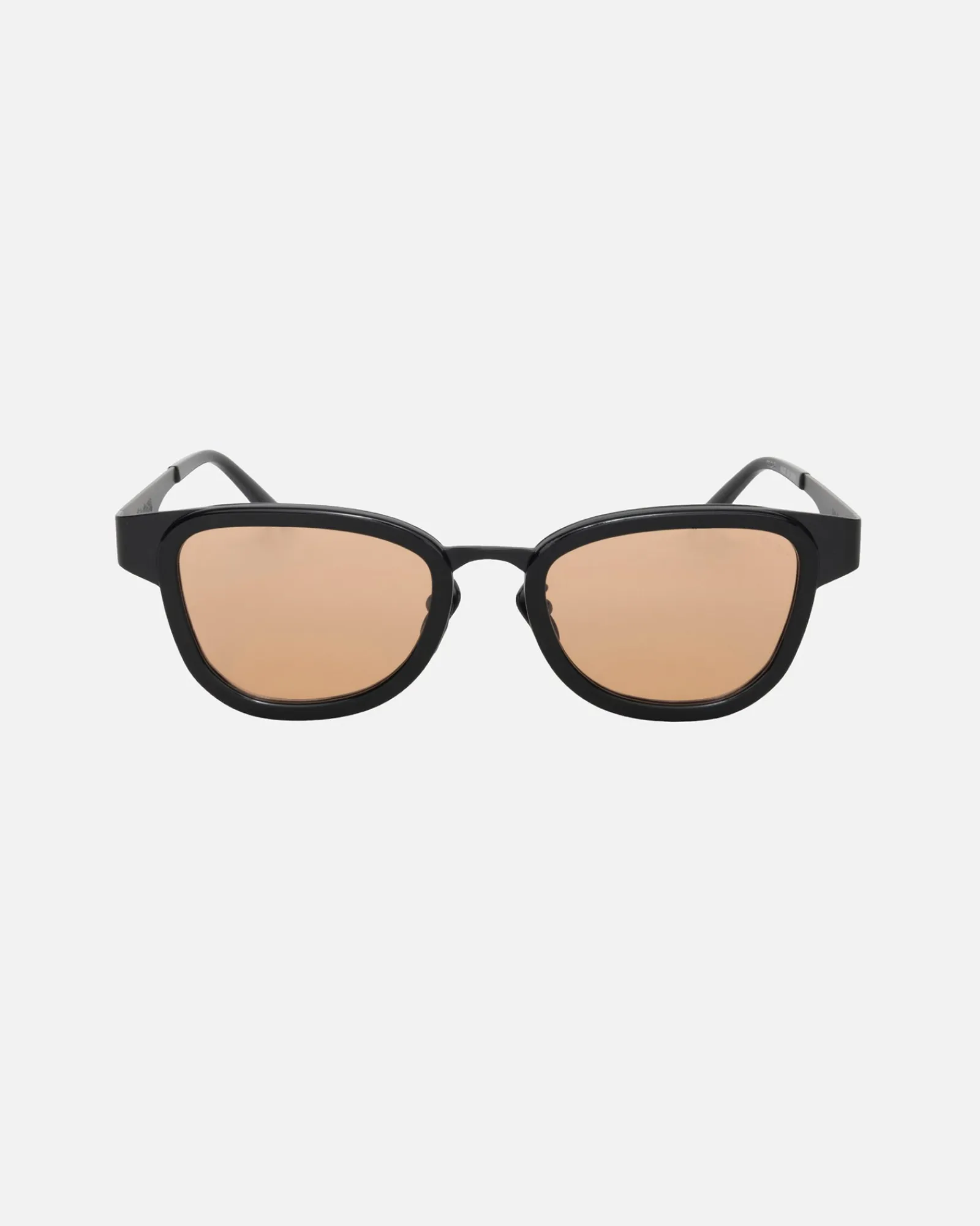Eyegear|Accessories>Stüssy VIDAL SUNGLASSES Black / Amber Lens