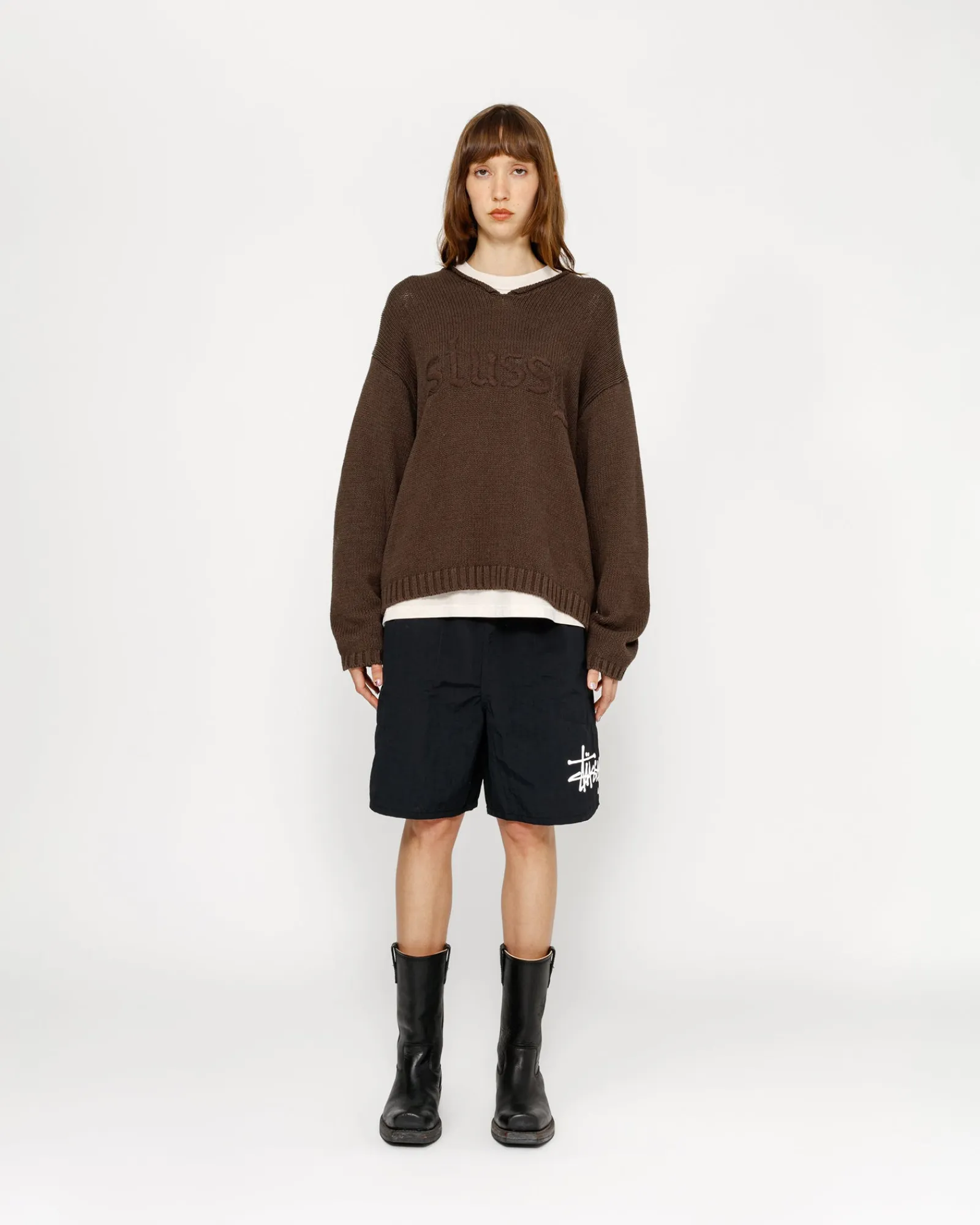 Shorts>Stüssy WATER SHORT BIG BASIC Black