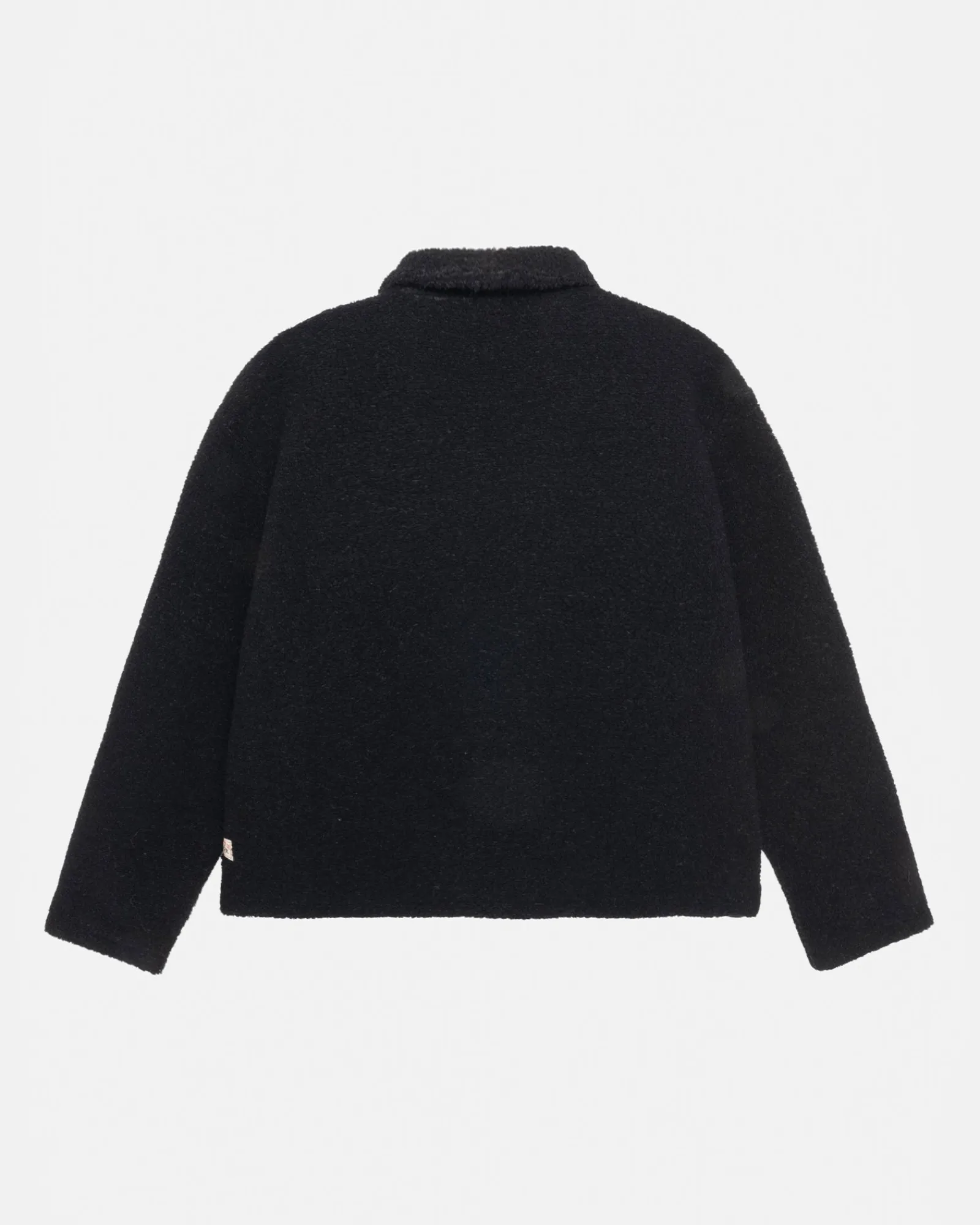 Knits>Stüssy WOOL BLEND SHERPA PULLOVER Black
