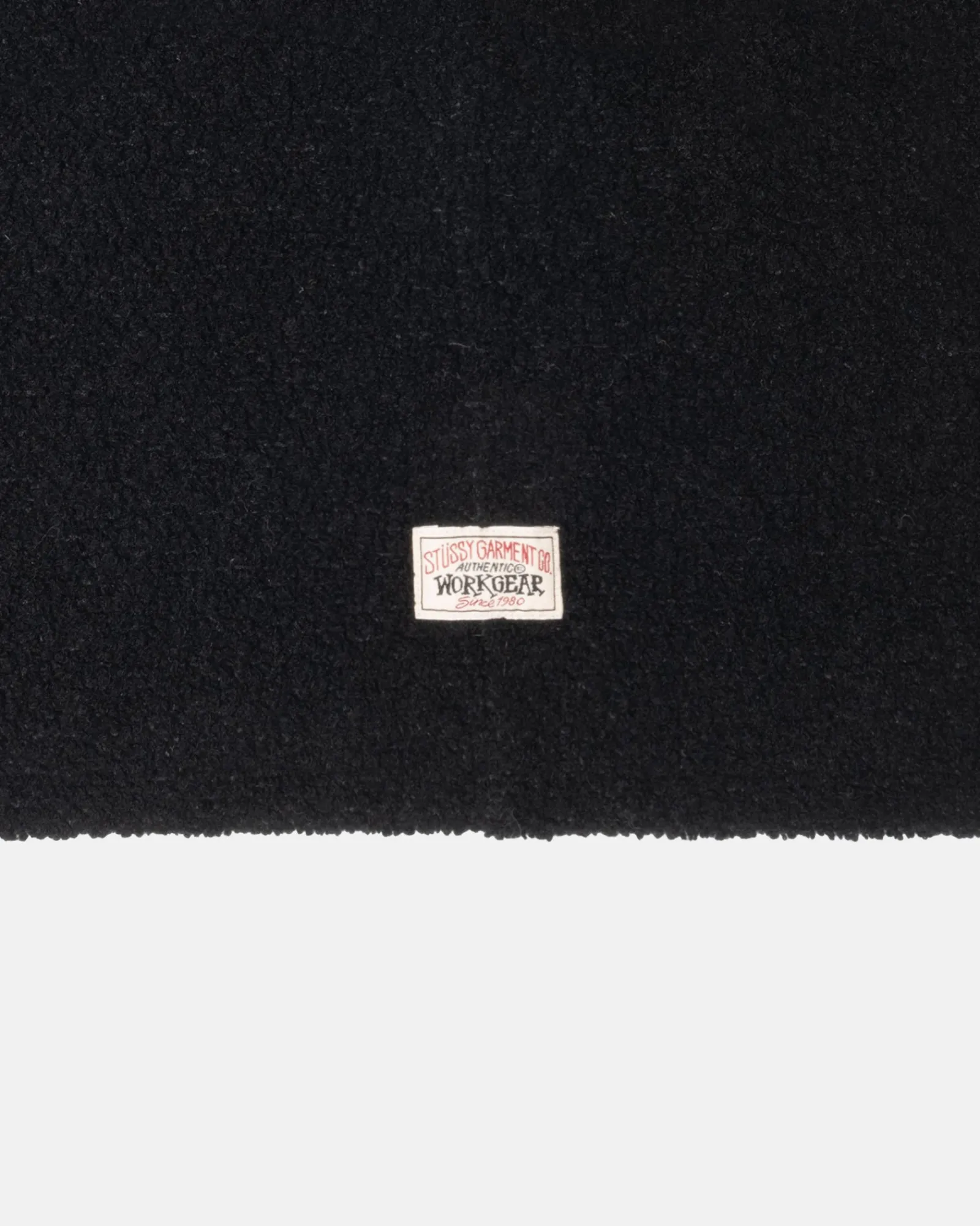 Knits>Stüssy WOOL BLEND SHERPA PULLOVER Black