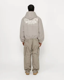 Outerwear>Stüssy WORK JACKET CONTRAST STITCH Grey