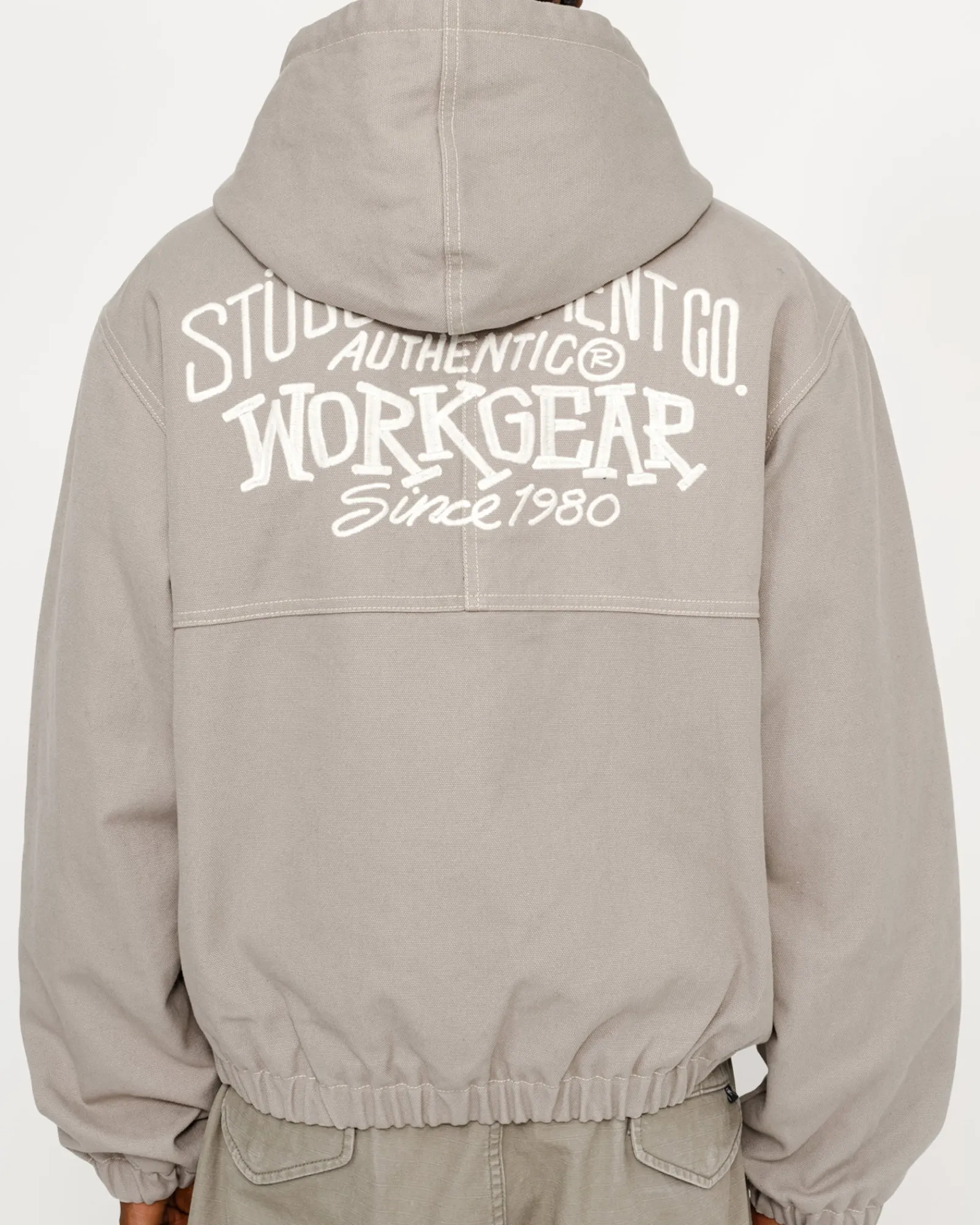 Outerwear>Stüssy WORK JACKET CONTRAST STITCH Grey