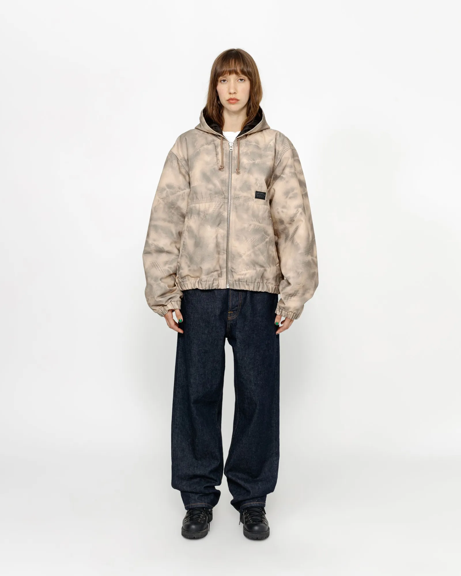 Outerwear>Stüssy WORK JACKET STENPAT CAMO North Fork