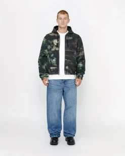 Outerwear>Stüssy WORK JACKET STENPAT CAMO Fortine