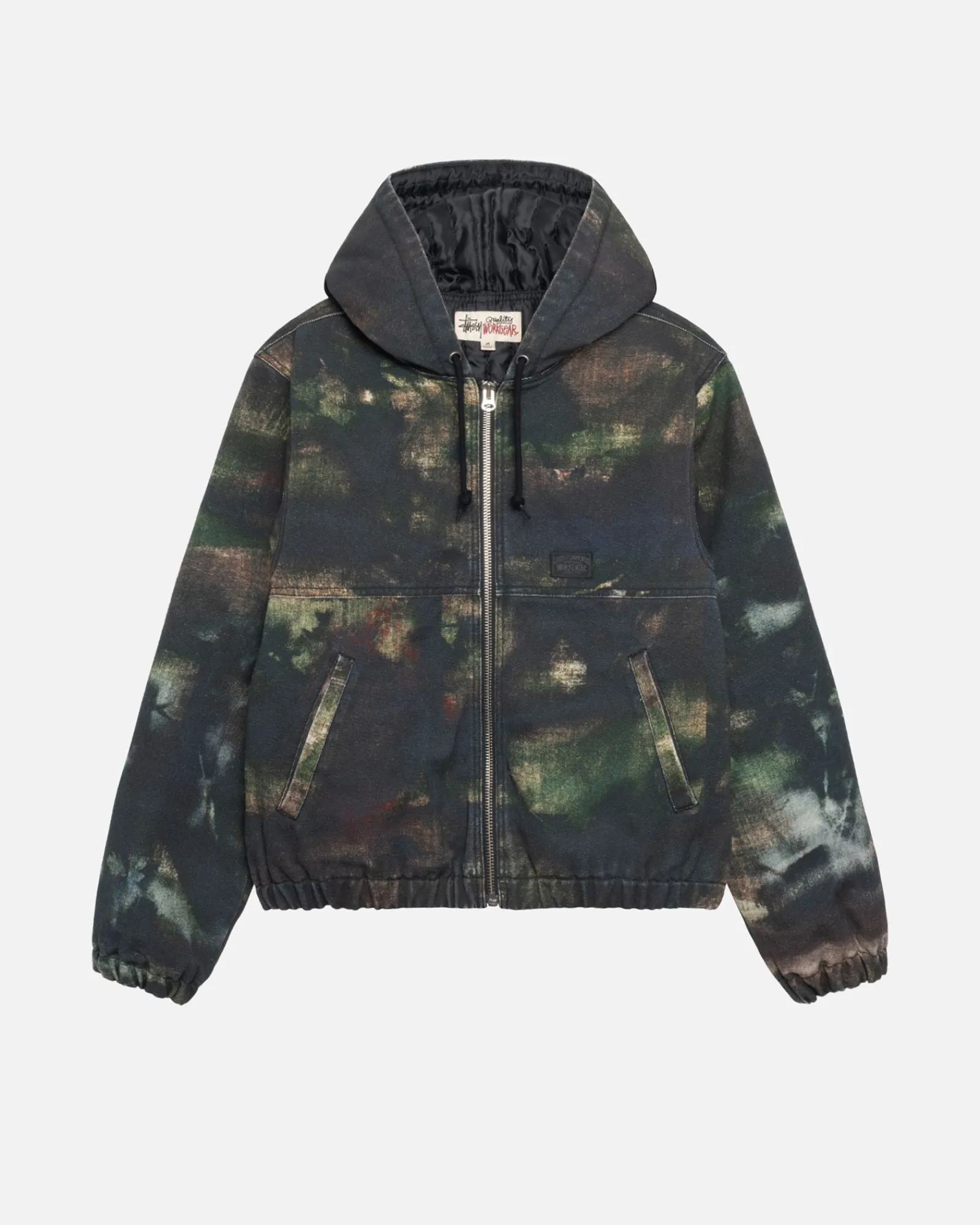 Outerwear>Stüssy WORK JACKET STENPAT CAMO Fortine