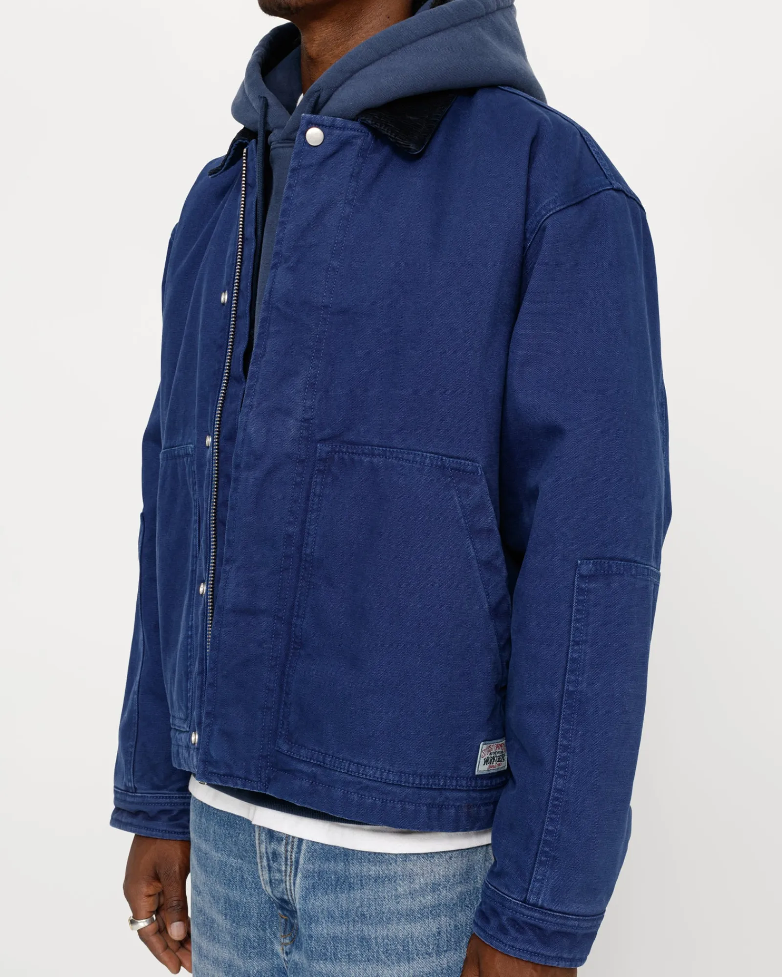 Outerwear>Stüssy WORKGEAR JACKET Blue