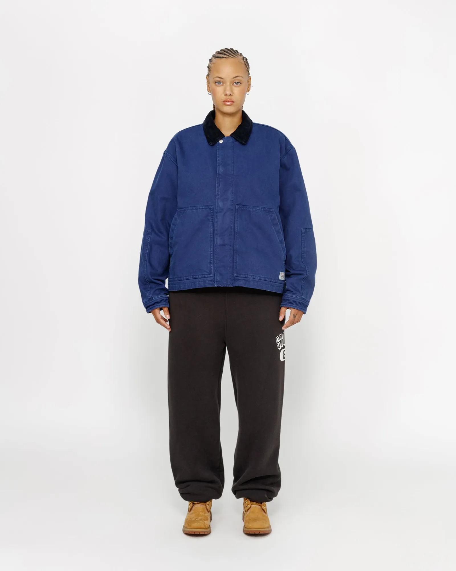 Outerwear>Stüssy WORKGEAR JACKET Blue