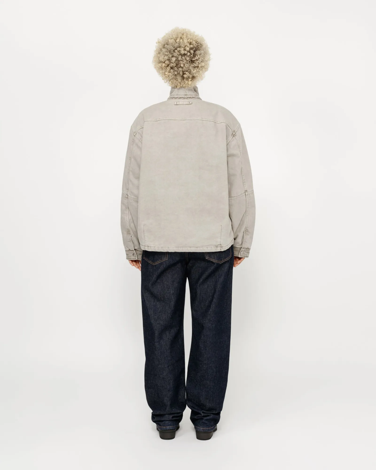 Outerwear>Stüssy WORKGEAR JACKET Grey