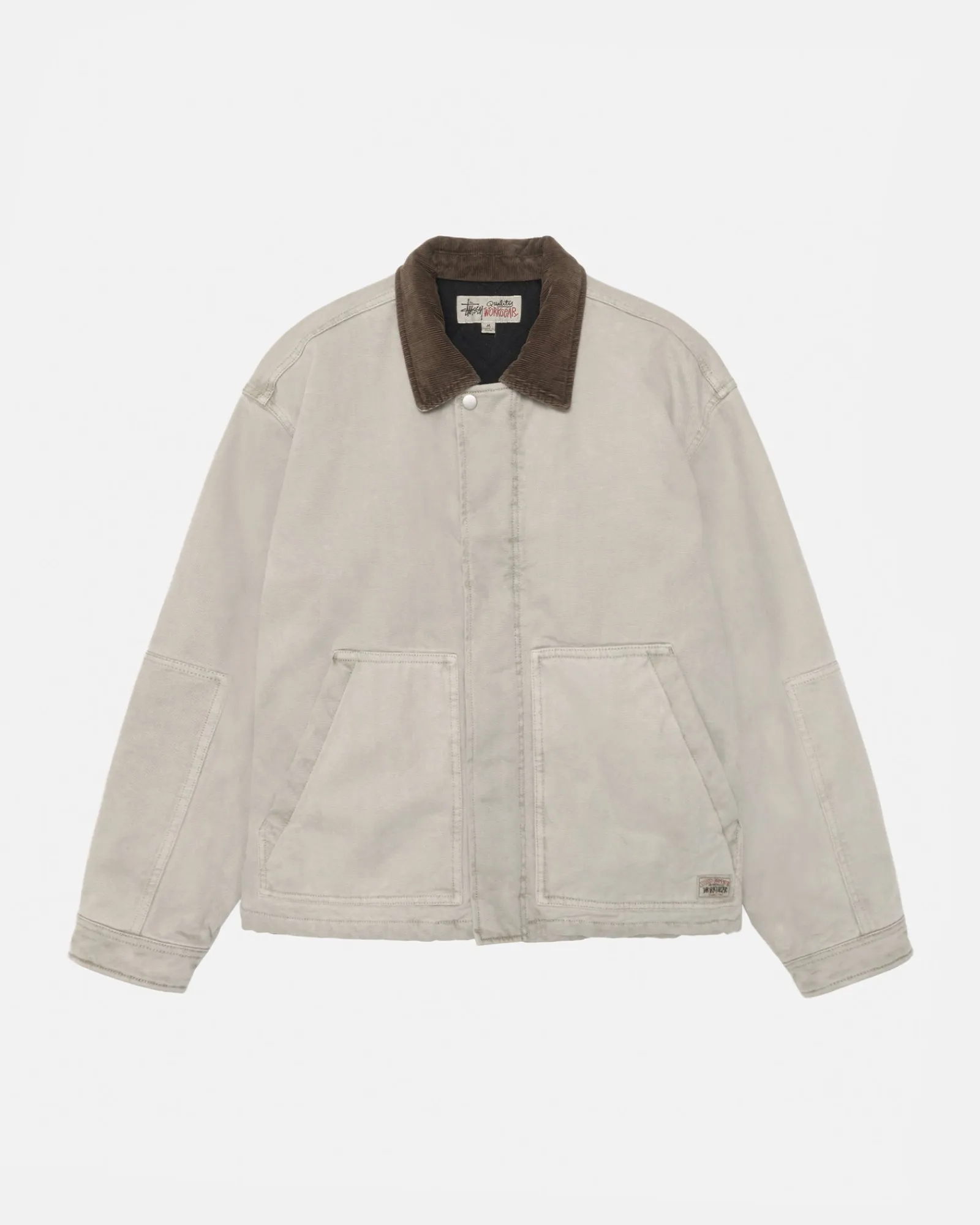 Outerwear>Stüssy WORKGEAR JACKET Grey