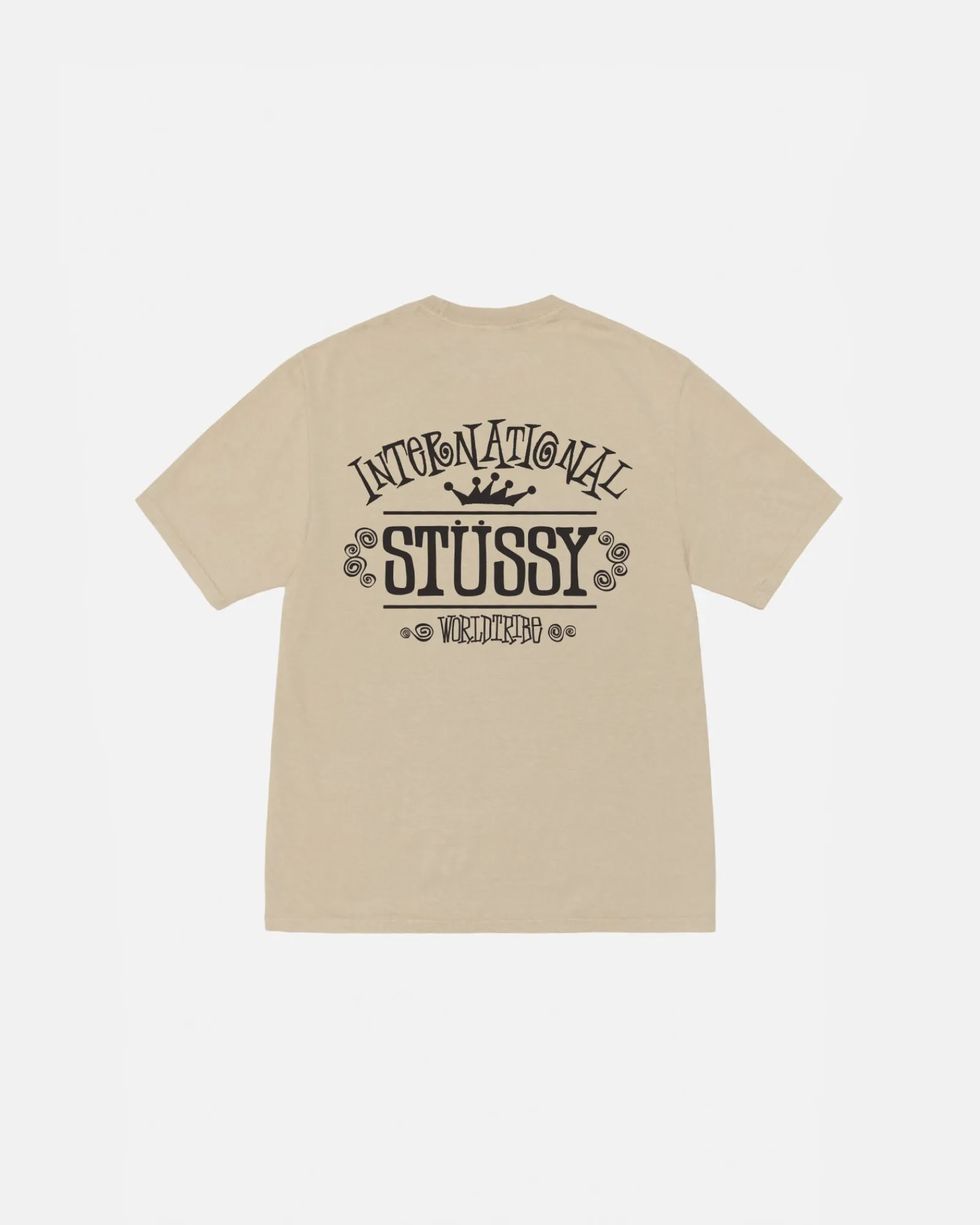 Tees>Stüssy WORLDWIDE TEE PIGMENT DYED Khaki