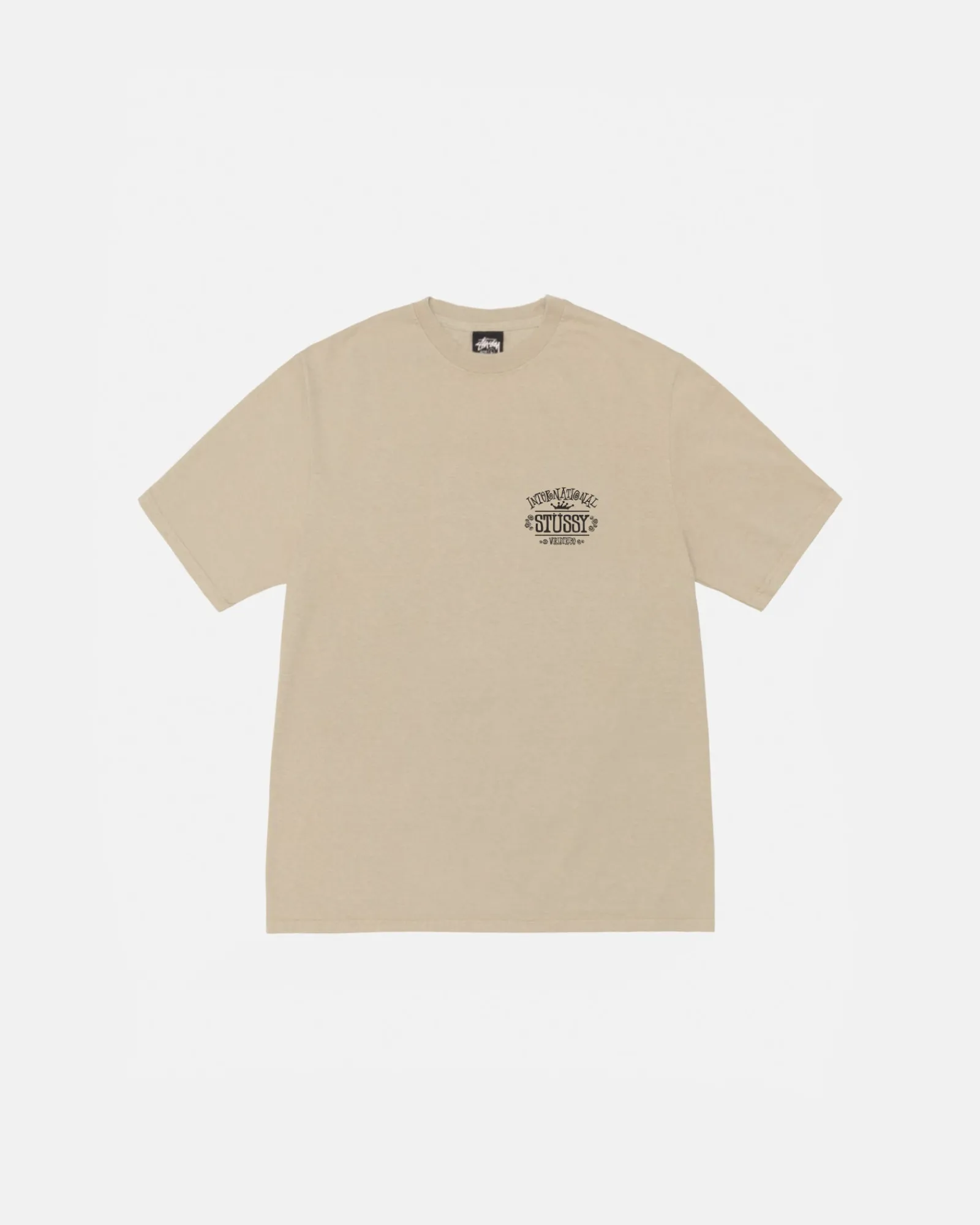 Tees>Stüssy WORLDWIDE TEE PIGMENT DYED Khaki