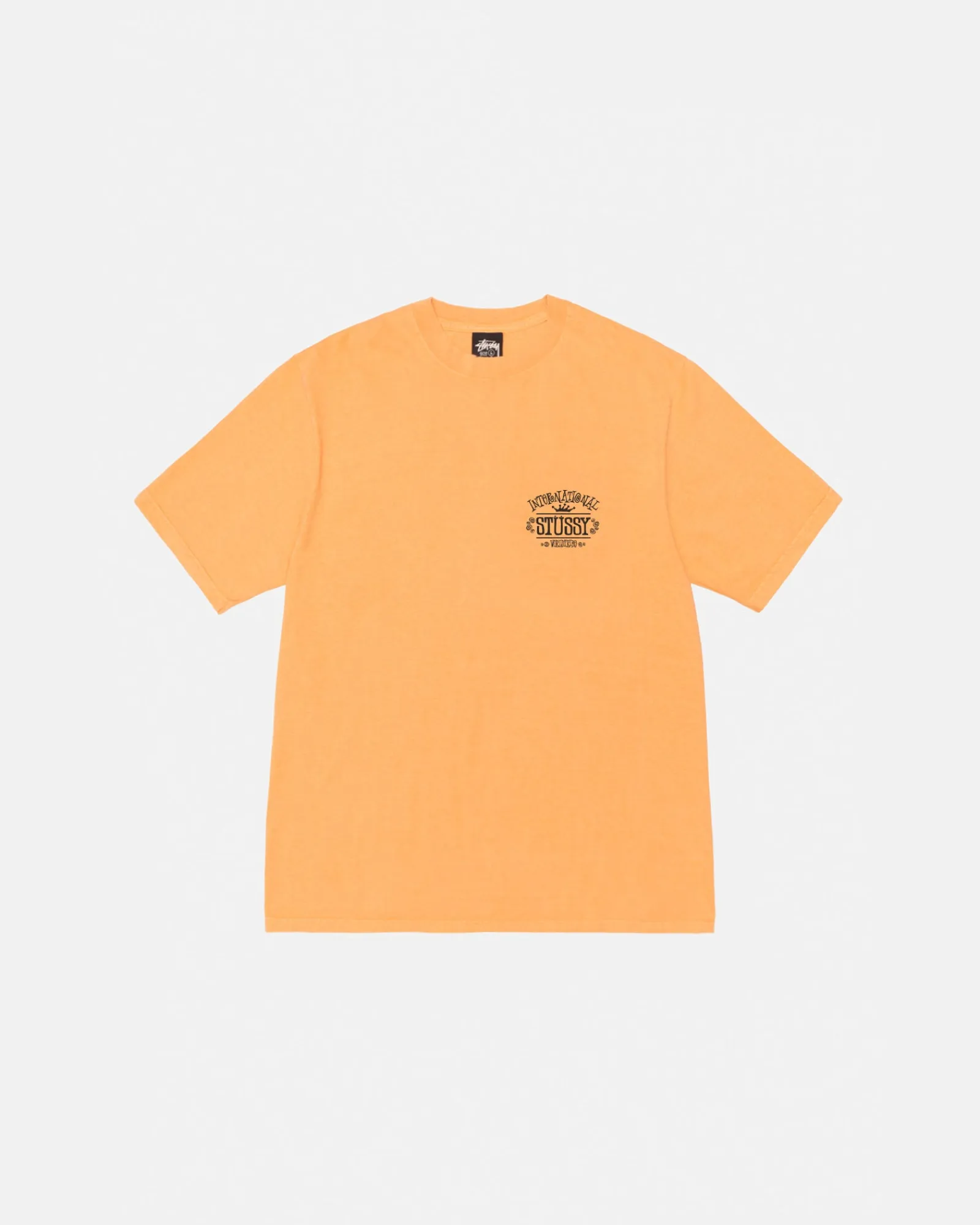 Tees>Stüssy WORLDWIDE TEE PIGMENT DYED Orange